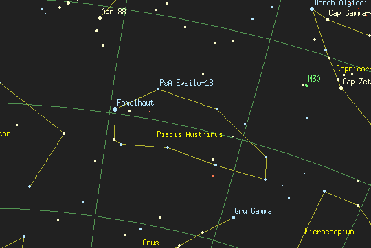 The Constellations Piscis Austrinus and Grus