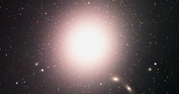 The Galaxy M87 - Elliptical Galaxy with Pronounced Jet in Virgo