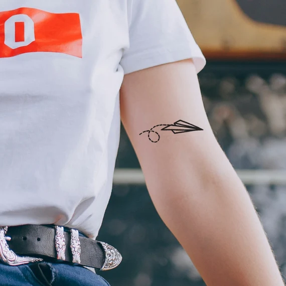 30 Awesome Airplane Tattoos Collection