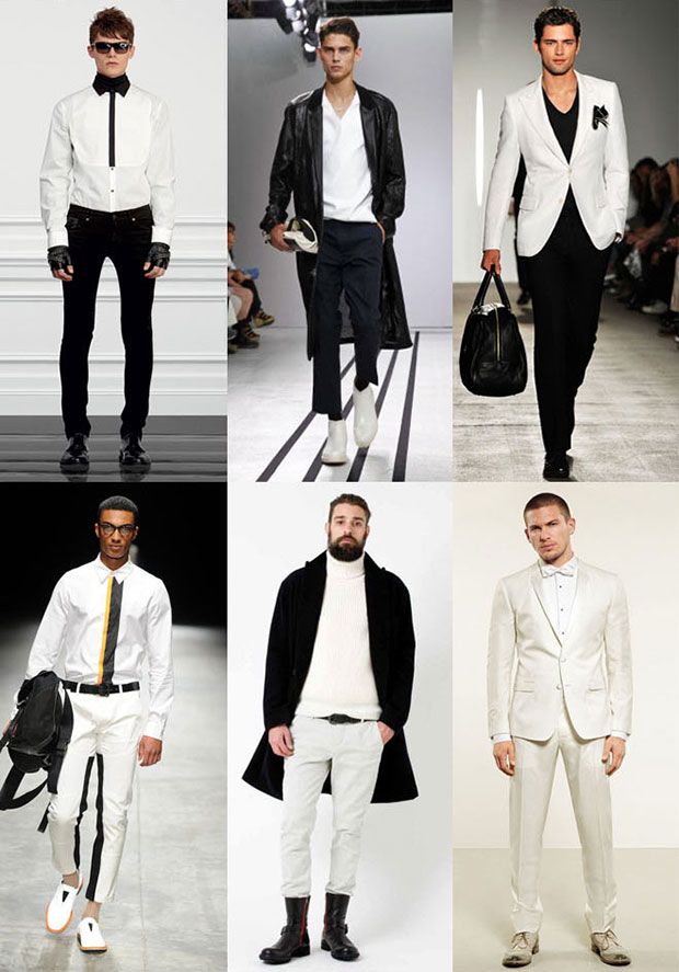 The Monochromatic Black and White Outfits Men