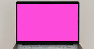 pink screen desktop