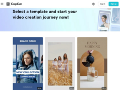 Free online video editor templates