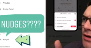 What does Nudge mean on TikTok - Tech Preview