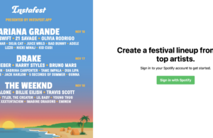 Instafest App: How to make your own Spotify festival lineup - Tech Preview
