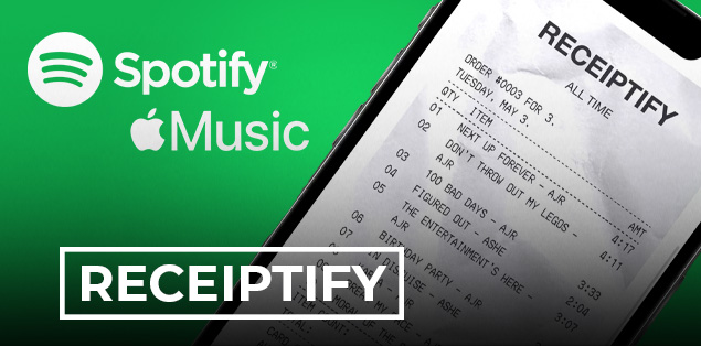 How to get a receipt of your most played Spotify tracks