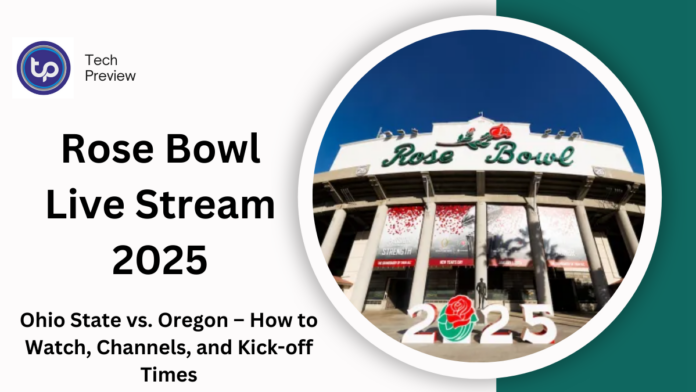Rose Bowl Live Stream 2025