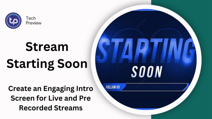 stream starting soon